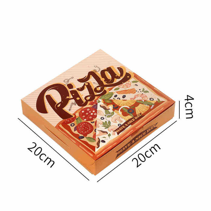 Pizza Takeaway Box 200x200x45mm, 50 pack