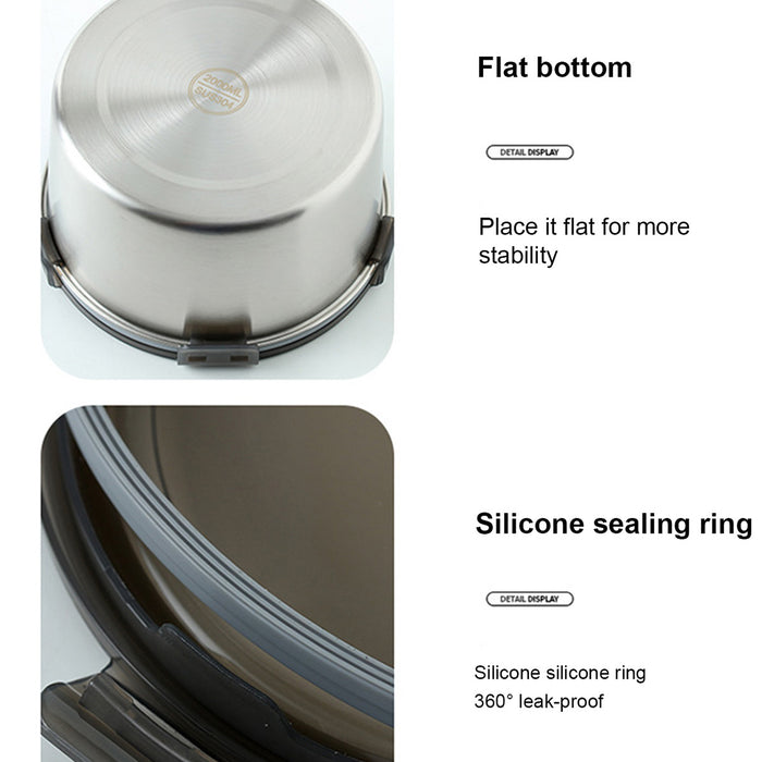 304 Stainless Steel Food Container, sets of 4