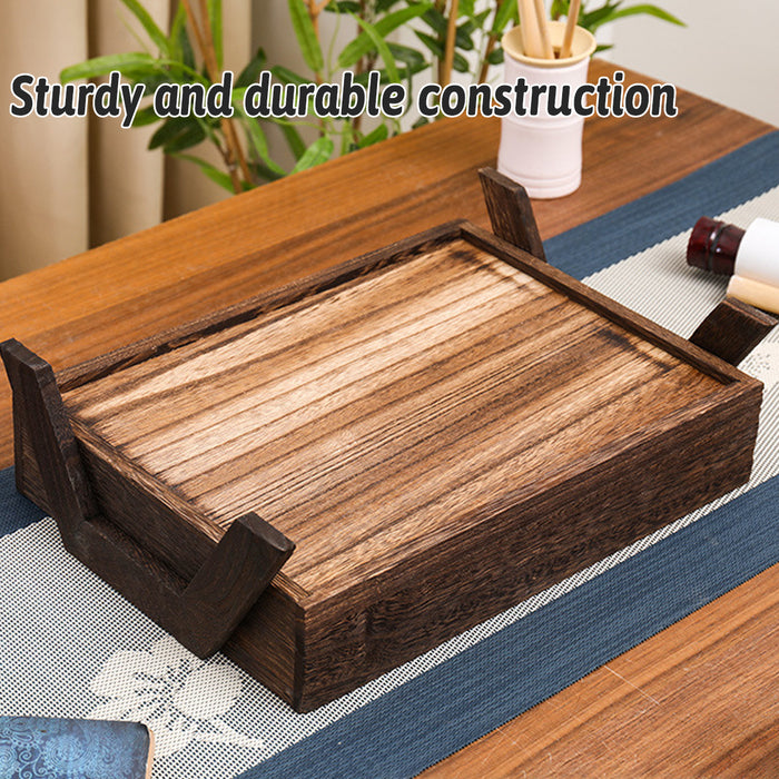 Small Solid Wood Tray, Food Serving Tray
