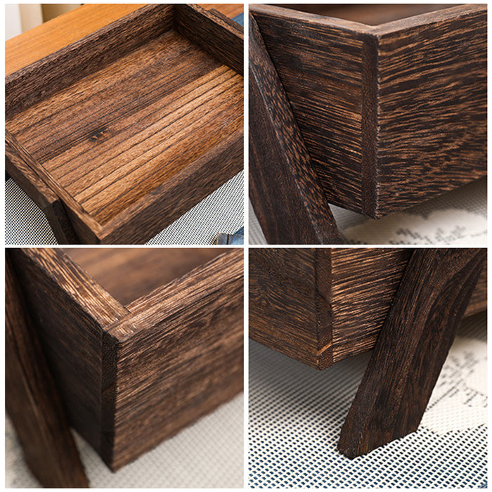 Small Solid Wood Tray, Food Serving Tray