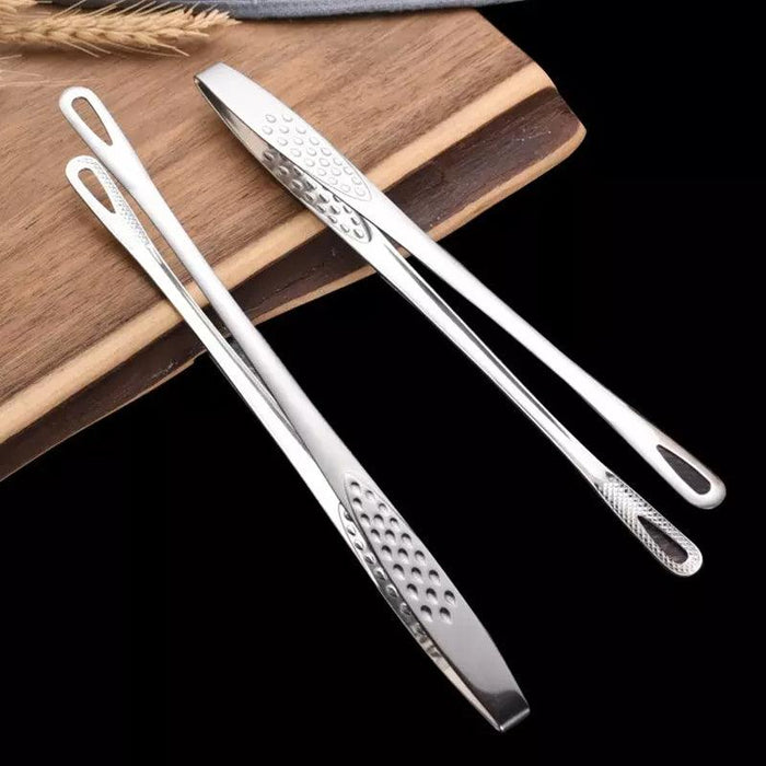 240/280mm Stainless Steel Barbecue Tongs