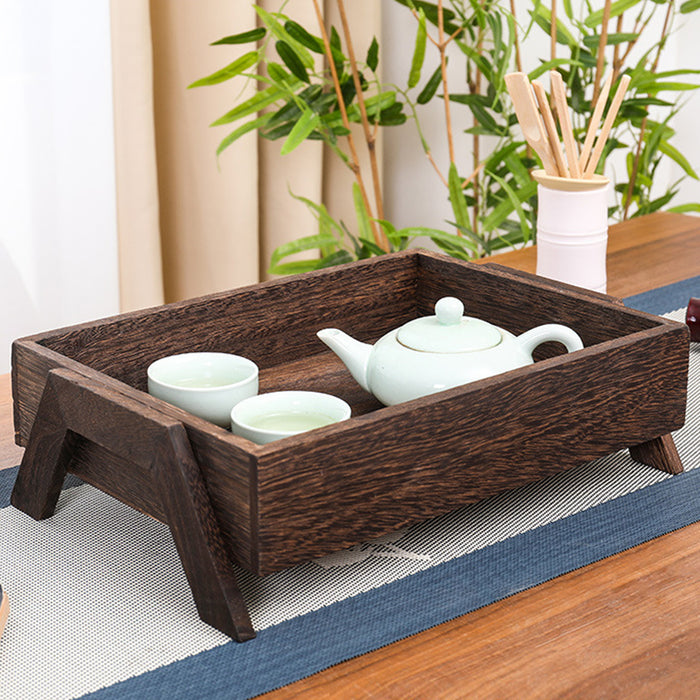 Small Solid Wood Tray, Food Serving Tray