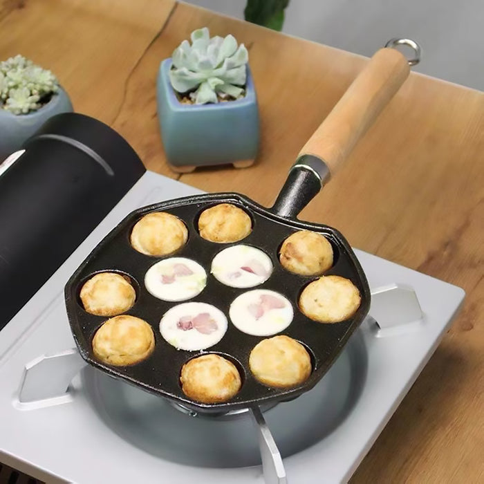 Takoyaki Pan, Meatball Baking Pan, 14 Holes