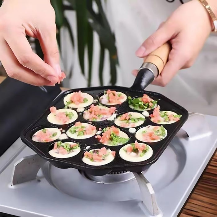 Takoyaki Pan, Meatball Baking Pan, 14 Holes
