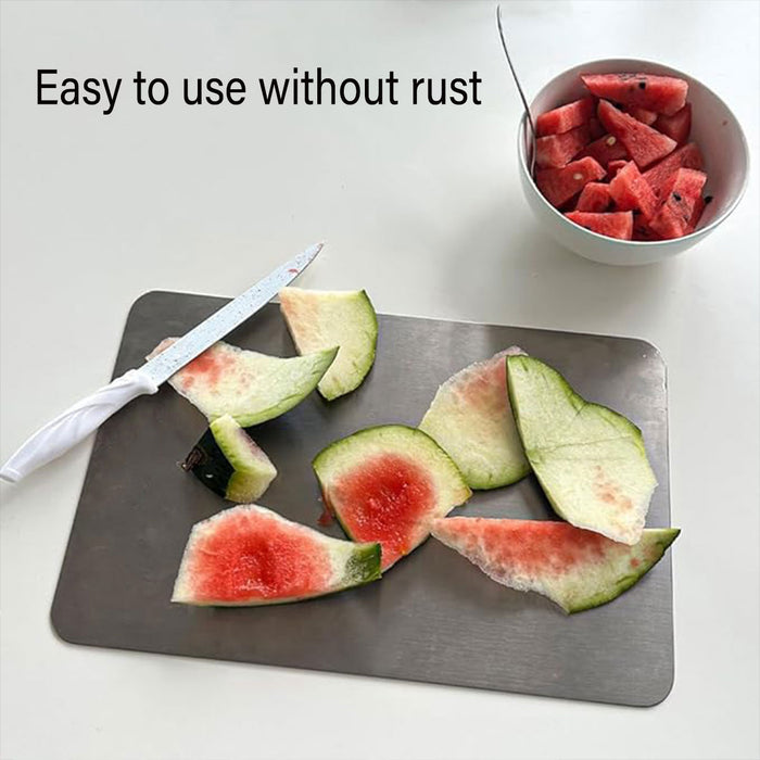 Food-Grade Stainless Steel Chopping Boards set of 3