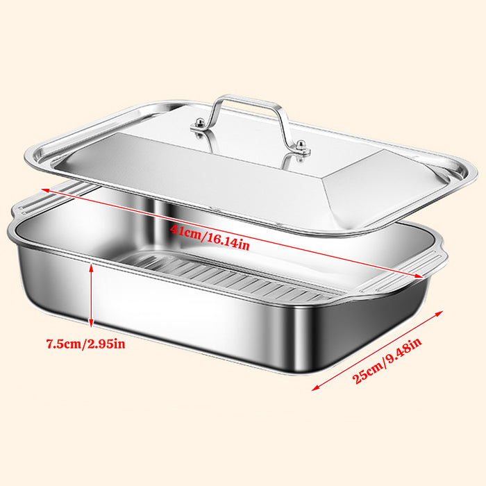 Stainless Steel Roasting Trays, Grilled Fish Tray