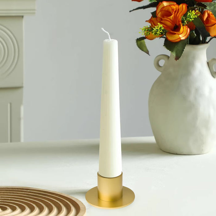 European Iron Table Candlesticks, Table Candlesticks, set of 4