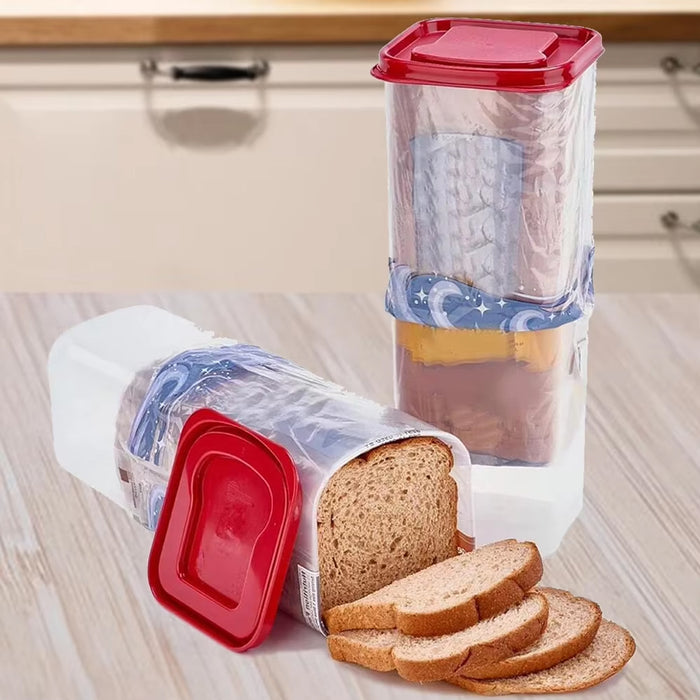 Bread Bin with Lid, 340x130x130mm