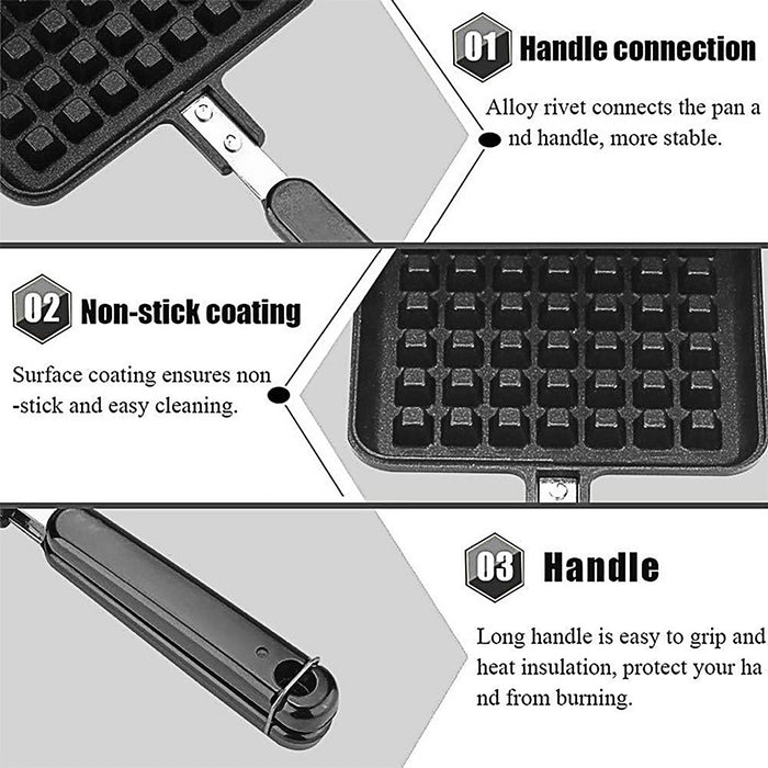Waffle Baking Pan, 145x135mm