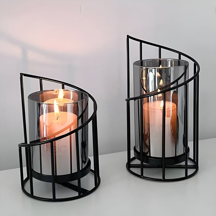 Luxury Iron Candlestick, 160x110mm