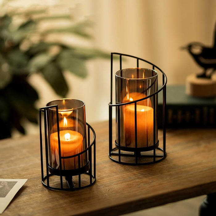 Luxury Iron Candlestick, 220x110mm