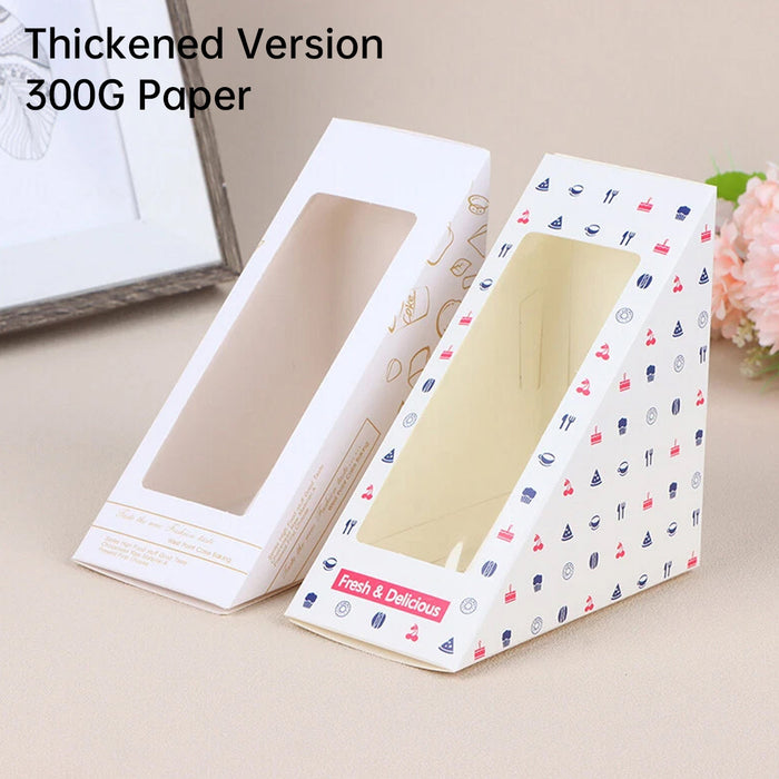 Sandwich Packaging Transparent Open Window, 120x170x65mm - 100pcs