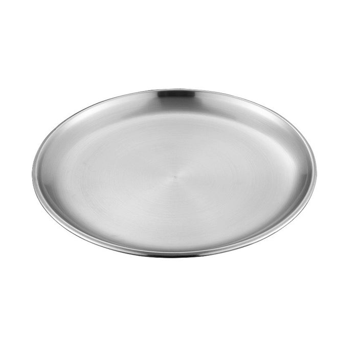 Stainless Steel Dinner Plate,6 pack