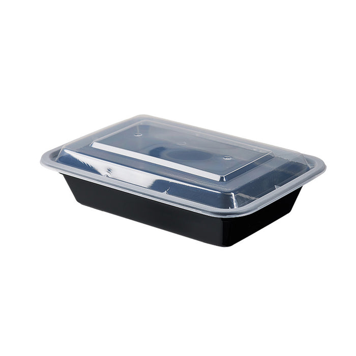 Disposable Food Containers with Lid,225x155x55mm, 50pcs