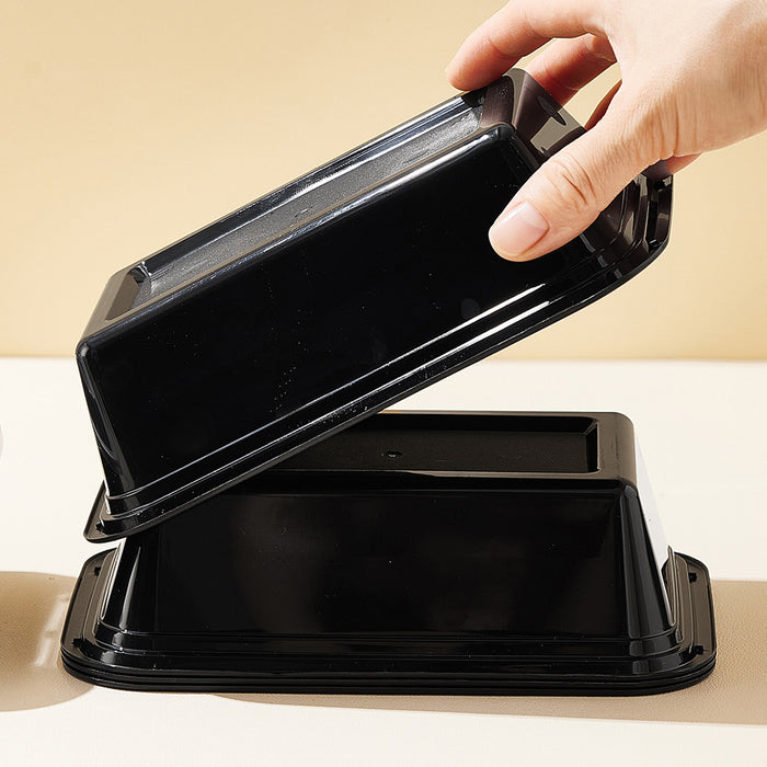 Disposable Food Containers with Lid,225x155x55mm, 50pcs