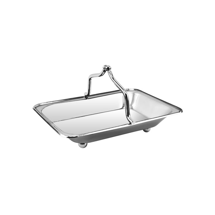 Stainless Steel Serving Tray with Handle