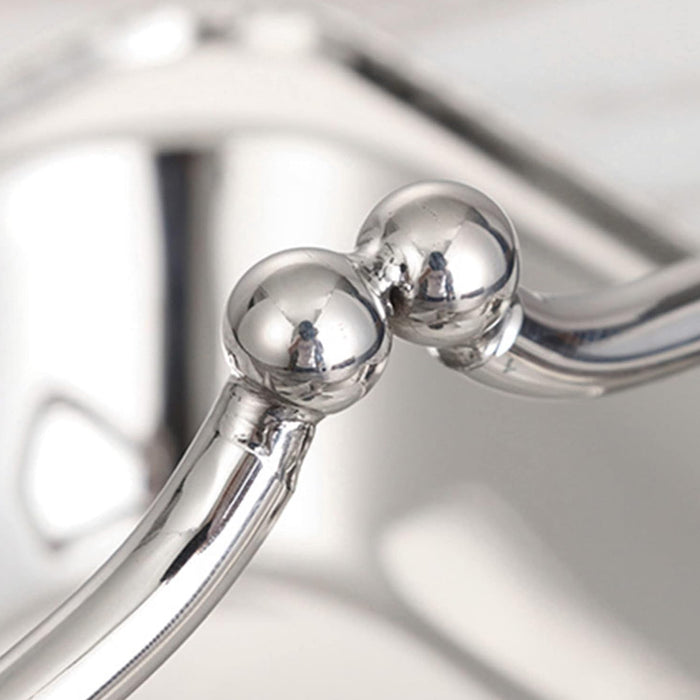 Stainless Steel Serving Tray with Handle