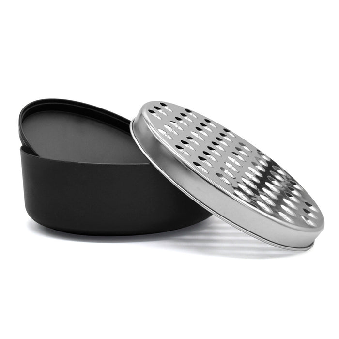 Stainless Steel Kitchen Cheese Grater with Container