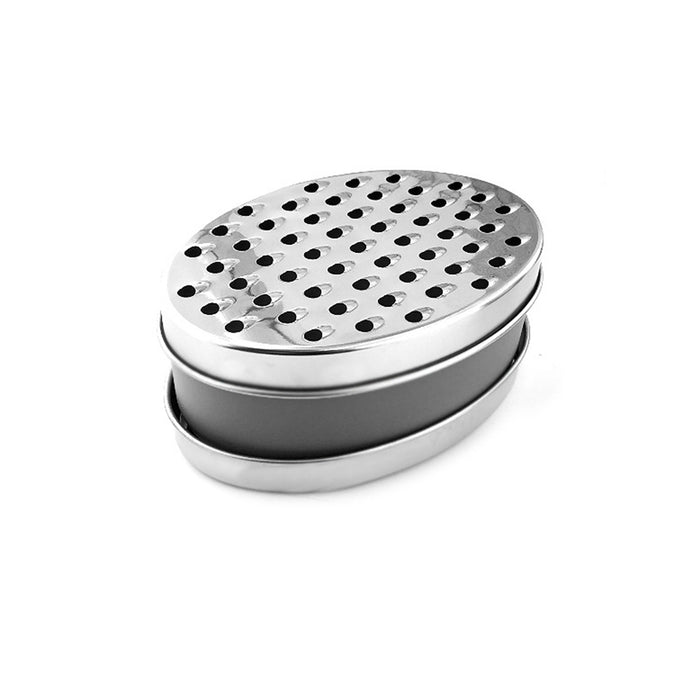 Stainless Steel Kitchen Cheese Grater with Container
