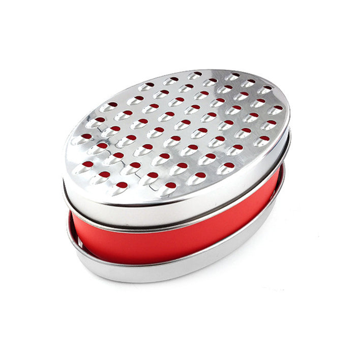 Stainless Steel Kitchen Cheese Grater with Container