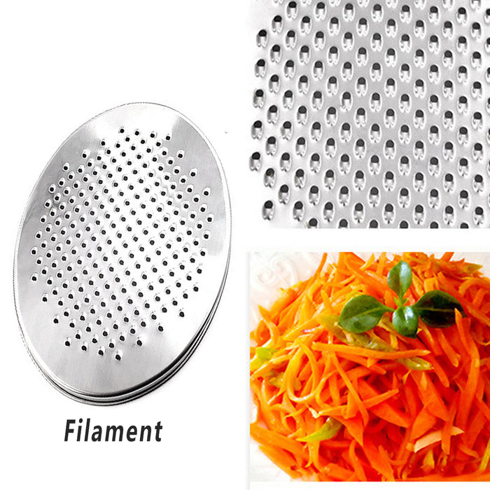 Stainless Steel Kitchen Cheese Grater with Container