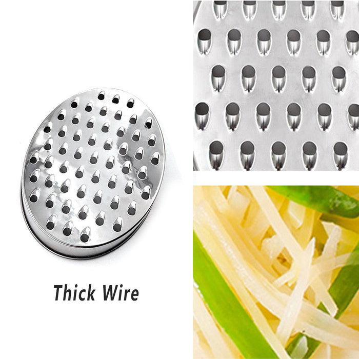 Stainless Steel Kitchen Cheese Grater with Container