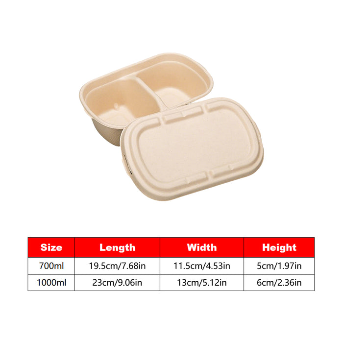 Disposable Packaging Box 700ml, 50 pack