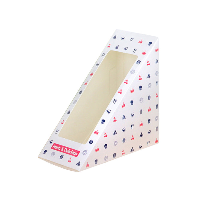 Sandwich Packaging Transparent Open Window, 120x170x65mm - 100pcs