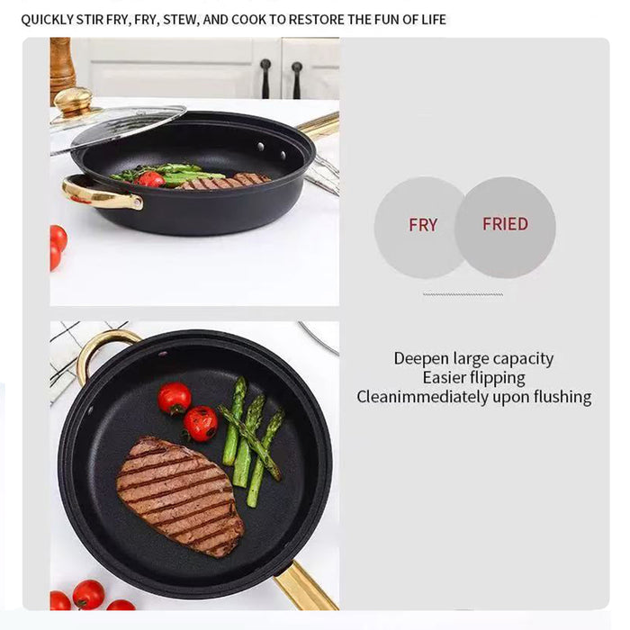 Black Stainless Steel Cookware Set