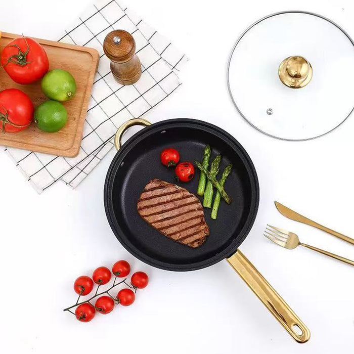 Black Stainless Steel Cookware Set