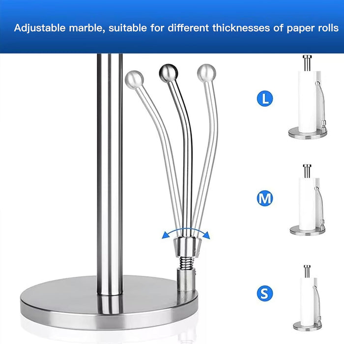 Paper Towel Holder for Restaurant, Silver