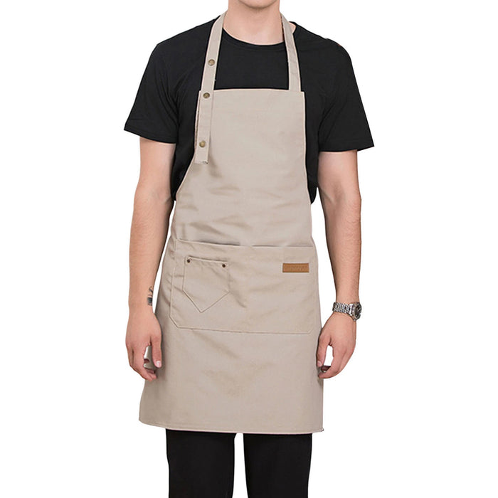 Cafe Restaurant Kitchen Apron, Beige