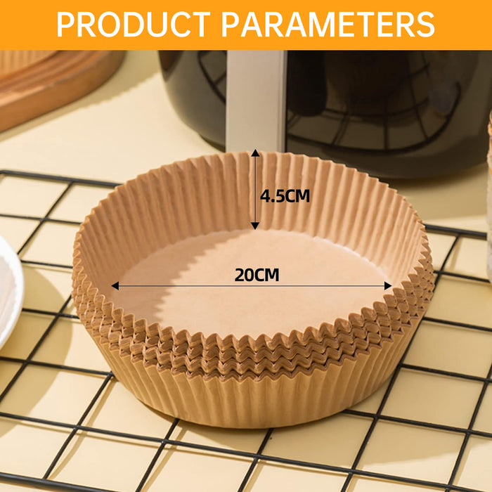 Air Fryer Disposable Paper Liner, 200mm