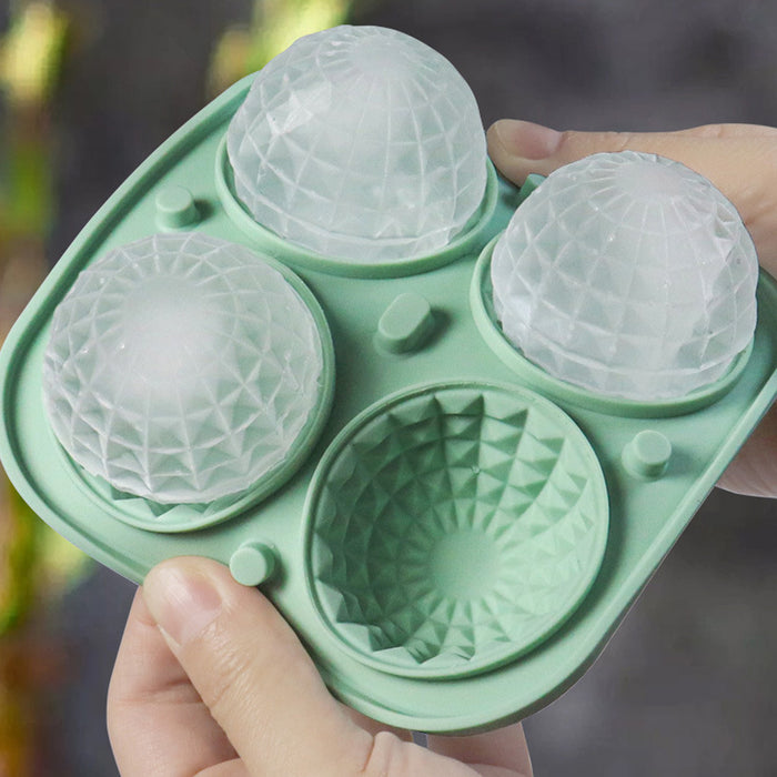2pcs Silicone Ice Mold Tray for Whiskey Cocktails