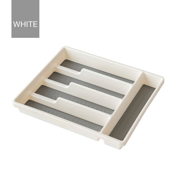 White Kitchen Cutlery Tray Drawer, 285x320x50mm