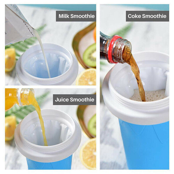 Slushie Maker Cup Quick Freeze Silicone Magic Ice Cream Milkshake Cup