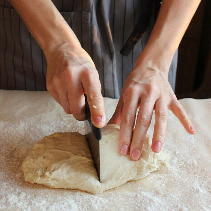 Stainless Steel Dough Scraper Pastry Cutter with Scale for Baking Use