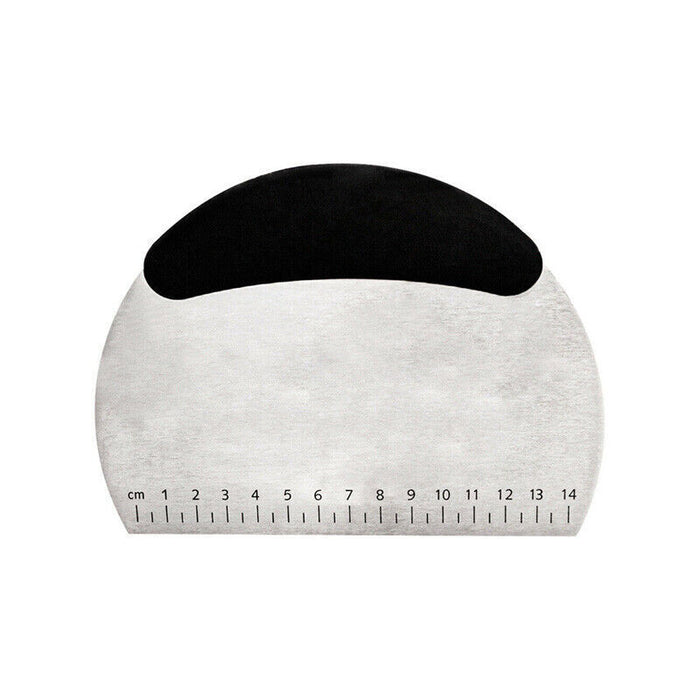 Stainless Steel Dough Scraper Pastry Cutter with Scale for Baking Use
