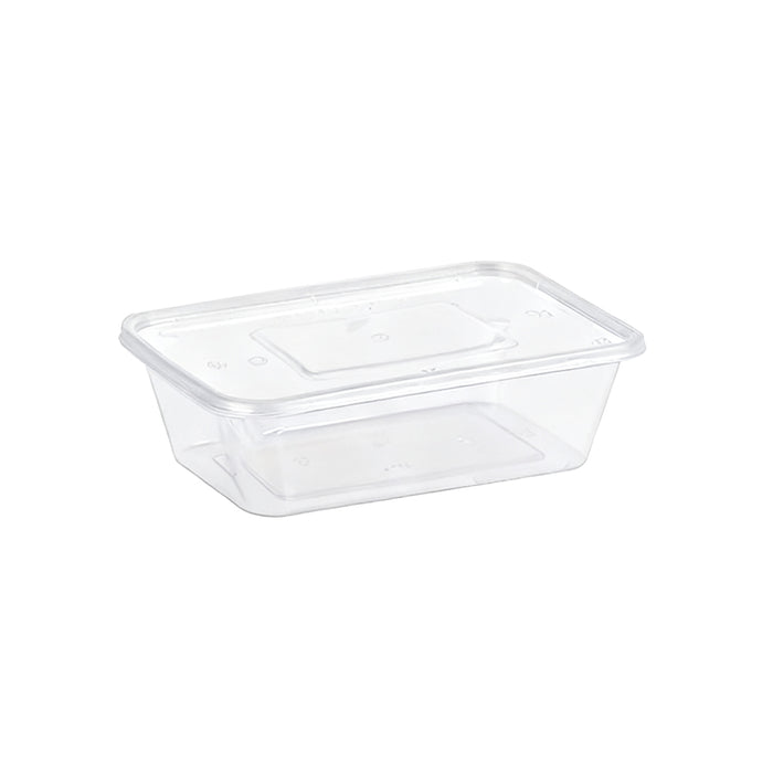 Square Transparent Takeout Box with Lid, 168x112x47mm