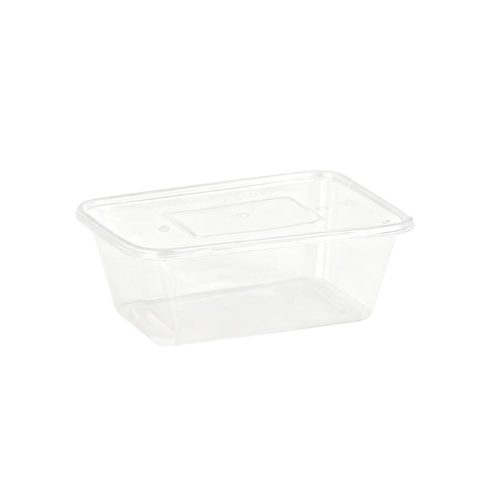 Square Transparent Takeout Box with Lid, 168x112x60mm