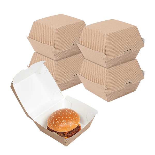 4 Restaurant-Burger Boxes