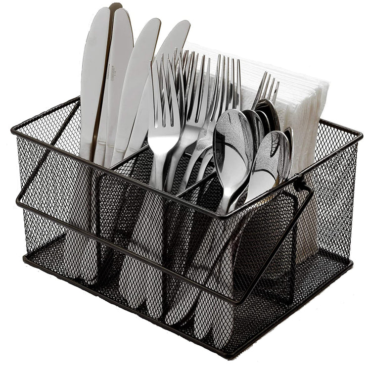 4 Restaurant-Utensil Caddies