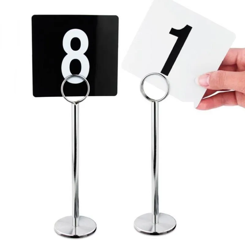 4 Restaurant-Table Number Holders