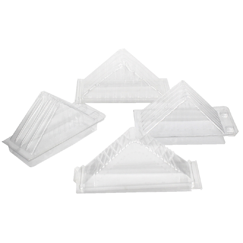 4 Restaurant-Sandwich Boxes & Wedges
