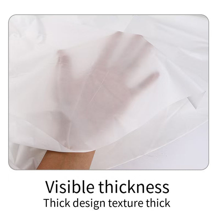 10 Pcs Round PEVA Tablecloths Waterproof Oil-Resistant 213 cm