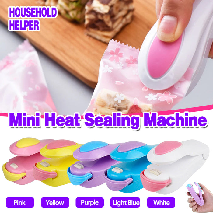 Mini Portable Heat Sealer Bag Resealer ABS Material Magnetic Design