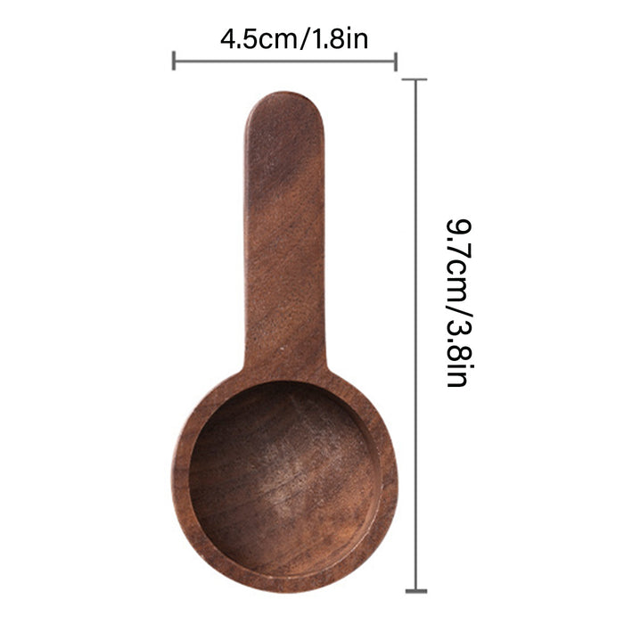 Black Walnut Coffee Measuring Spoon Solid Wood Handle
