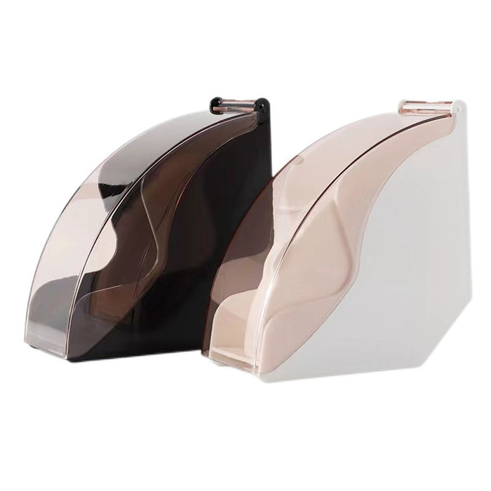 Acrylic Coffee Filter Storage Box Sealed Lid Holds 200