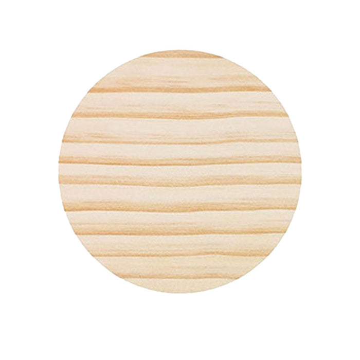 42 Pcs Wooden Coasters with Non Slip Base 10cm