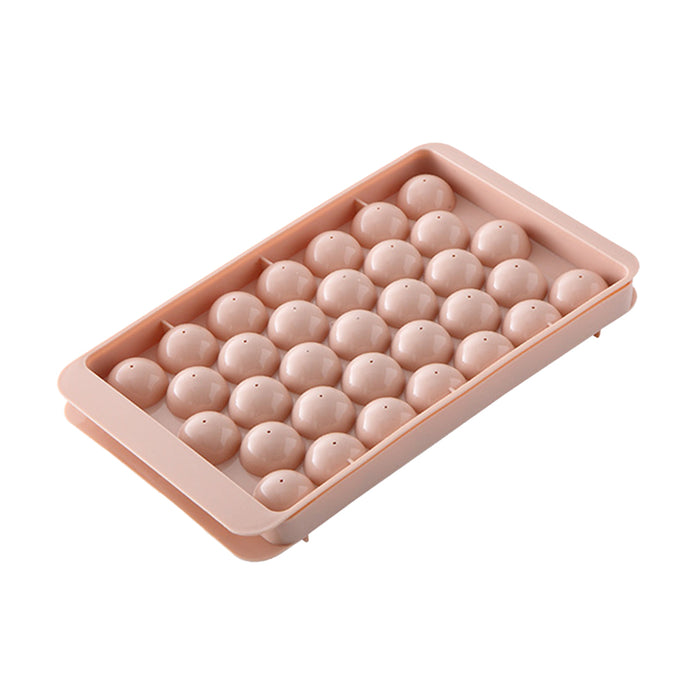 33-Grids Ice Sphere Mold, Food-Grade Ball Maker for Whiskey, Cocktails, Coffee